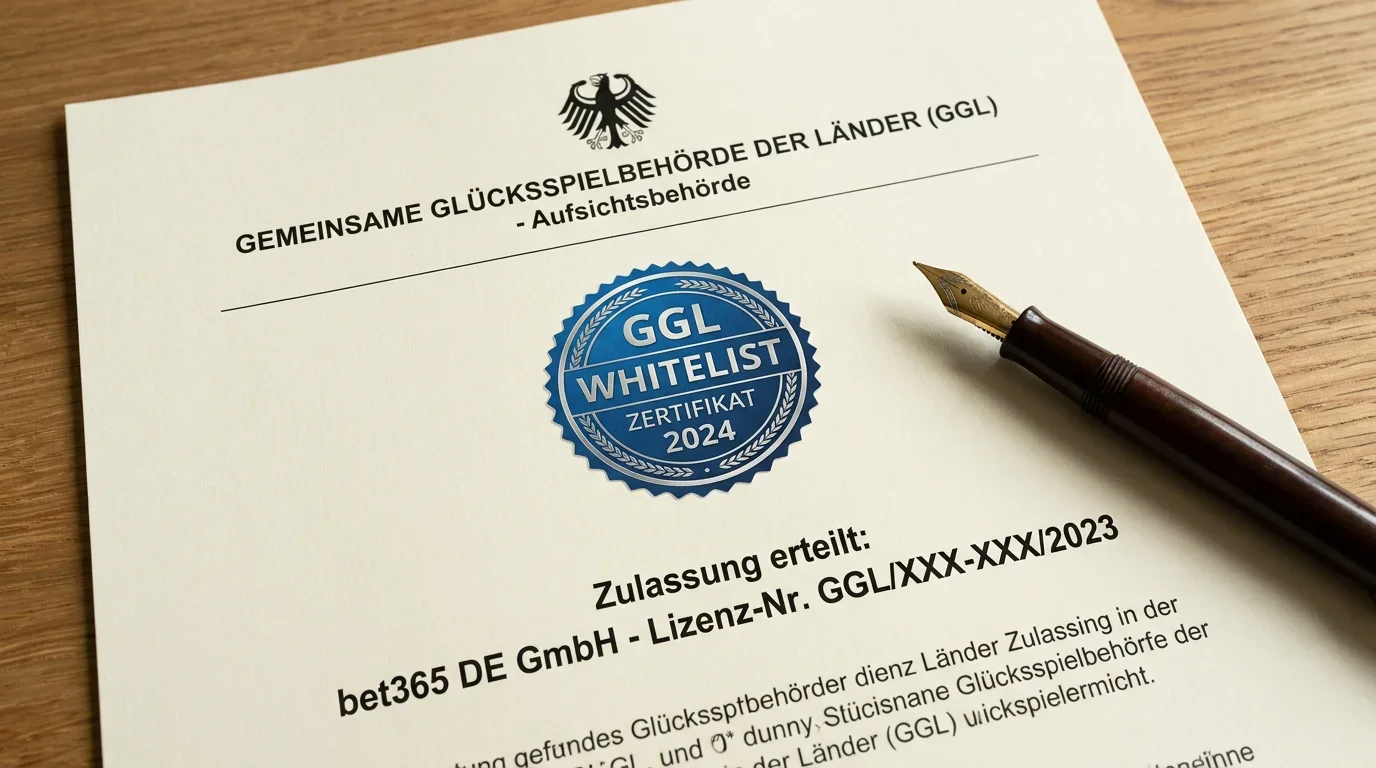 GGL-Lizenzstatus von bet365 für deutsche Golf Wetten – Whitelist-Eintrag und Spielerschutz erklärt