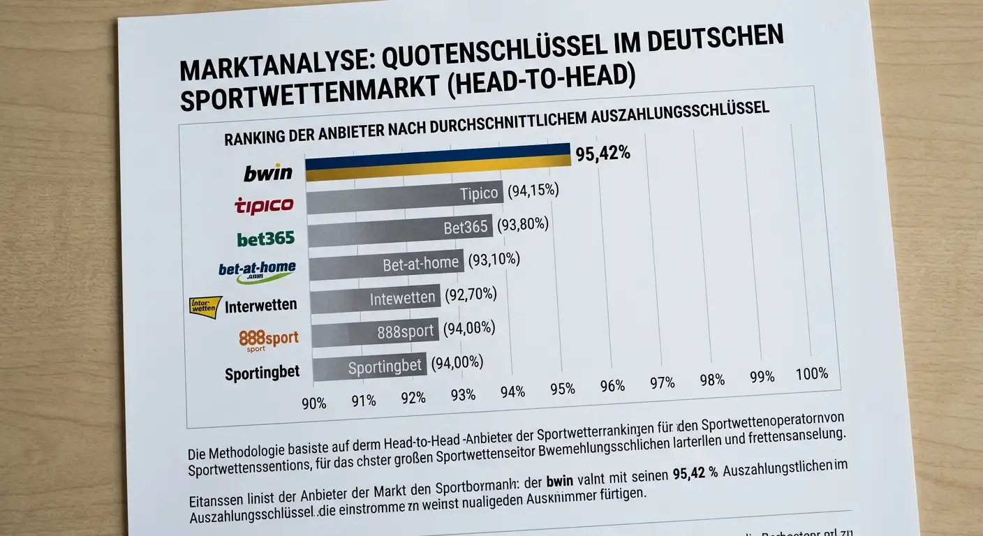 bwin H2H-Führung beim Golf Wetten – höchster Head-to-Head-Quotenschlüssel im deutschen Markt mit 95,42 Prozent