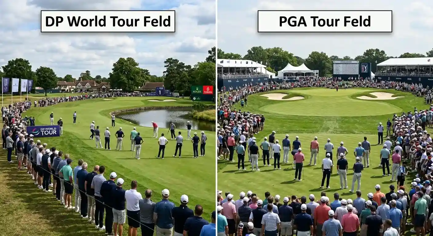 DP World Tour vs PGA Tour Vergleich aus Wetter-Sicht: Feldgröße, Markttiefe und Quotenwert im Überblick