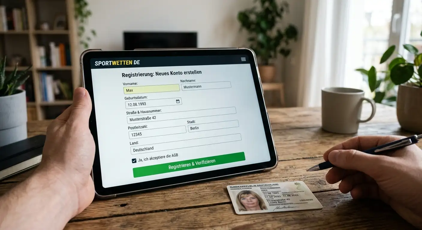 Golf Wettanbieter Konto eröffnen: Registrierung, Video-Ident und erste Einzahlung Schritt für Schritt