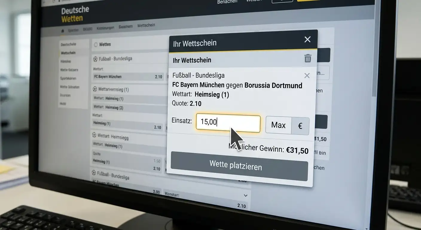 Golf Wettschein verstehen: Einsatz eingeben und Wette platzieren bei GGL-lizenzierten Anbietern