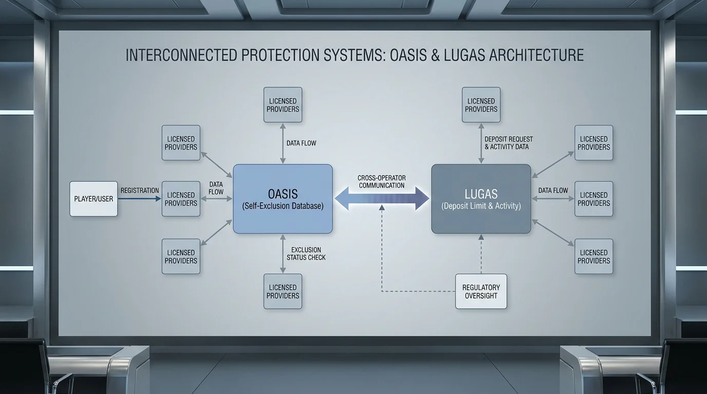 OASIS- und LUGAS-Schutzinstrumente bei GGL-lizenzierten Golf Wettanbietern in Deutschland