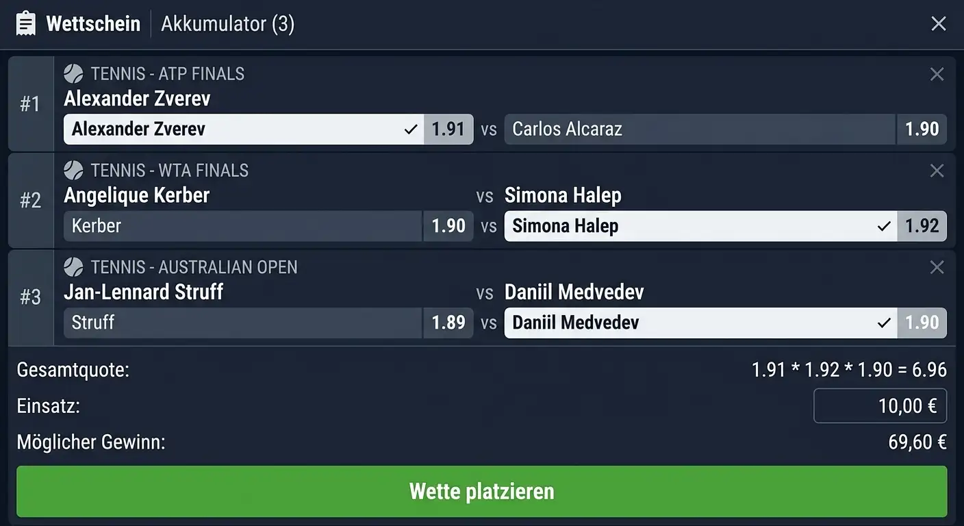 H2H Golf Kombiwetten Strategie: maximal drei Selektionen mit Course-Fit-Analyse für sinnvolle Akkumulatoren
