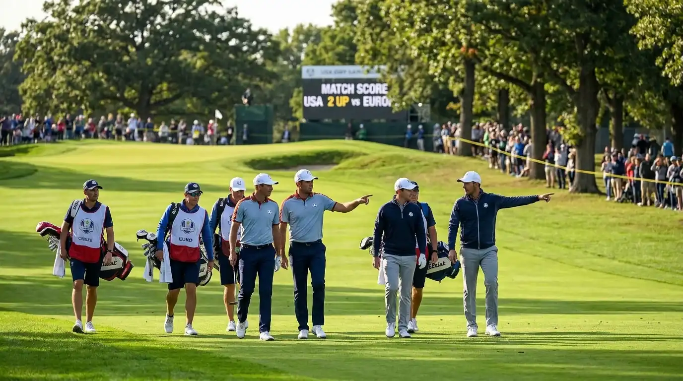 Ryder Cup Matchplay-Format: Foursomes, Fourballs und Singles als Grundlage für Golf Wetten