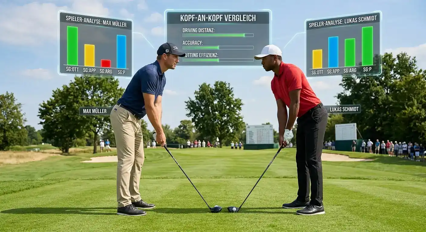 SG-Analyse Praxisbeispiel für eine H2H-Golf-Wette — Course Fit und Quotenvergleich bei zwei Spielern