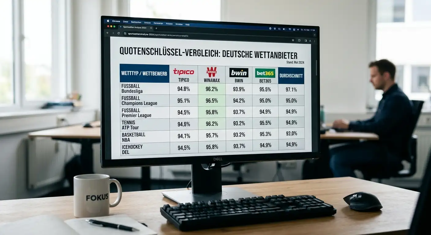 Tipico H2H-Quotentiefe beim Golf Wetten im Vergleich – Marktbreite und Quotenschlüssel gegenüber bwin und Winamax